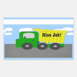 Autocollant gentil de camion du travail