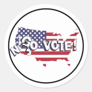 Autocollant Go Vote
