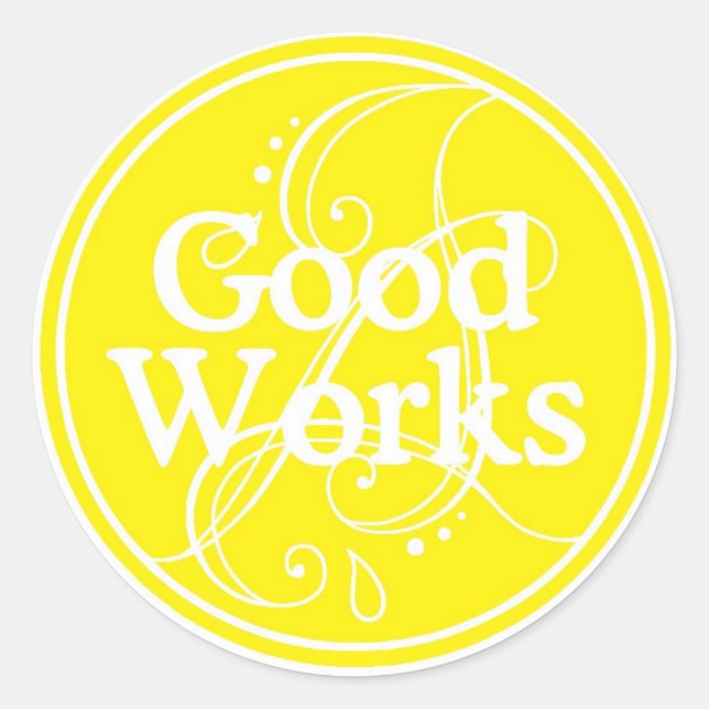Autocollant Good Works (Devant)