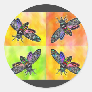 Autocollant Goth Moth 4