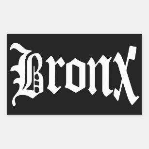 Autocollant gothique vintage de Bronx New York