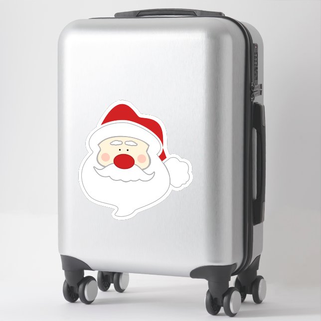 Autocollant grand Père Noël (Sur valise)