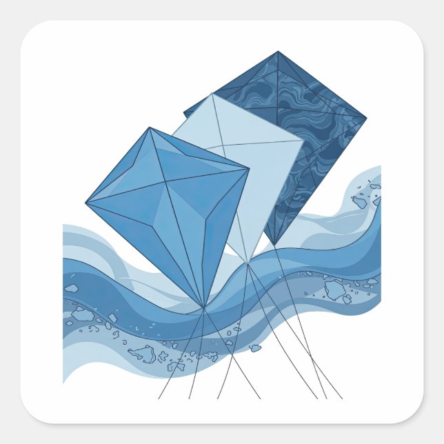 Autocollant graphique argenté brillant WATERFALL (Devant)