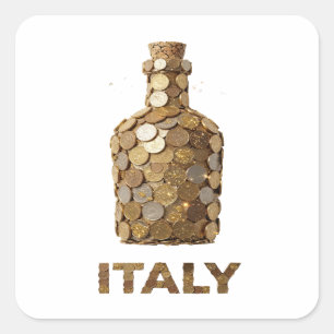 Autocollant graphique Or Original ITALIE