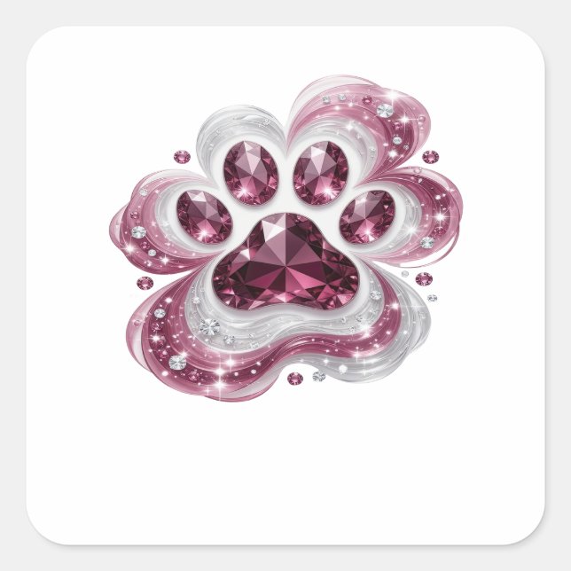Autocollant graphique Original Silver PINK DIAMOND (Devant)