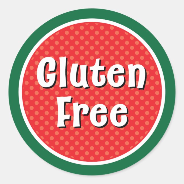 Autocollant gratuit Gluten Holiday (Devant)