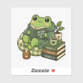 Autocollant Grenouille d'un Chapitre de Plus | Amo