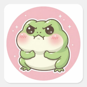 Autocollant Grenouille En Colère Drôle Mémé Grenou