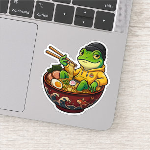 Autocollant Grenouille Ramen