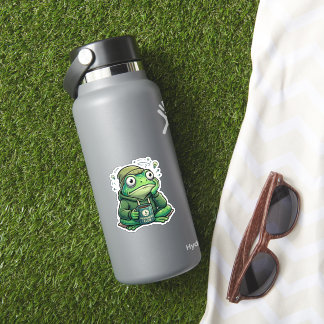 Autocollant Grenouille Ruminante