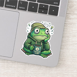Autocollant Grenouille Ruminante