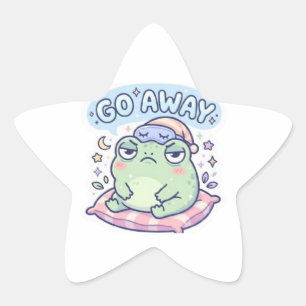 Autocollant Grenouille Va-T-En Cute Grenouille Enn