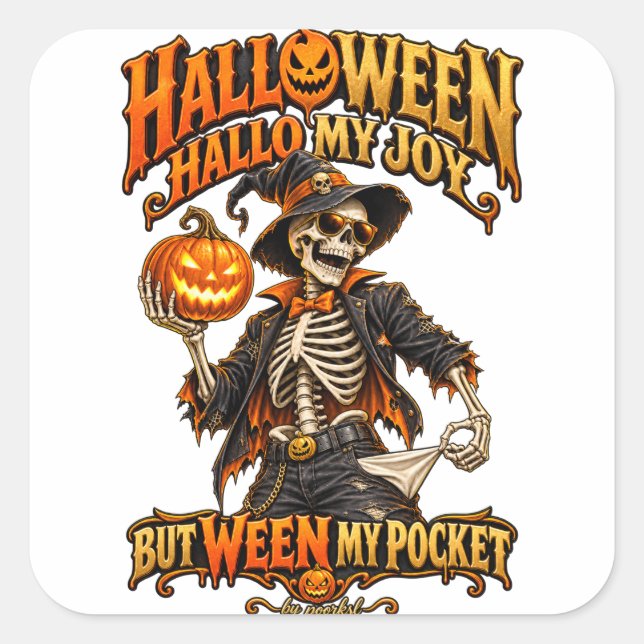 autocollant Halloween (Devant)