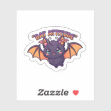 Autocollant Halloween Attitude Chauve-Souris