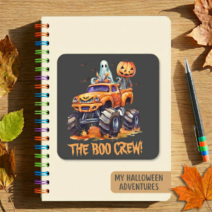 Autocollant Halloween Crew Boo Mignon pour Enfants
