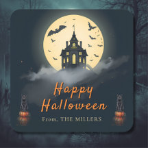 Autocollant Halloween Manoir Clair de Lune Skoopy 