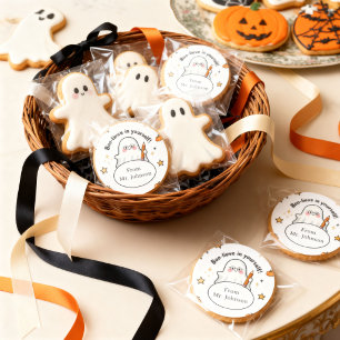 Autocollant Halloween personnalisé Crois en toi-mê