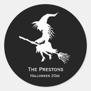 Autocollant Halloween Sorcière