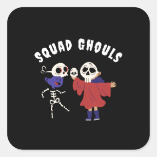 Autocollant Halloween Squad Ghouls - Mignon et Eff