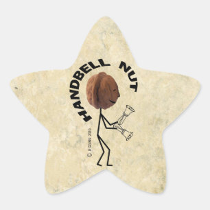 Autocollant Handbell Nut Star