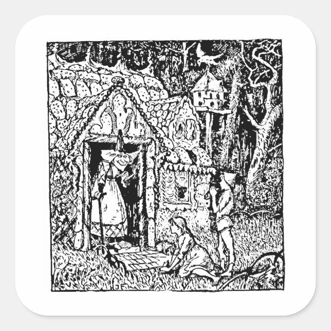 Autocollant Hansel et Grettel (Devant)