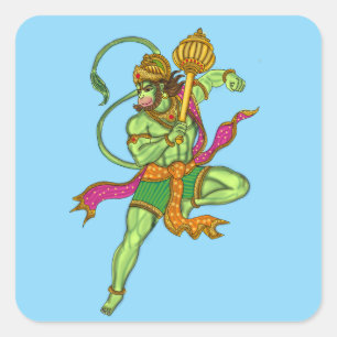 Autocollant Hanuman volant