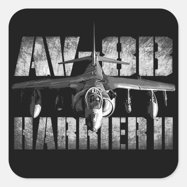 Autocollant Harrier II AV-8B (Devant)