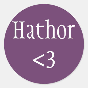 Autocollant Hathor Love de la déesse égyptienne