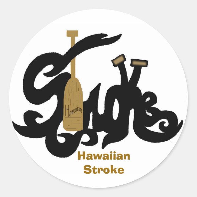 Autocollant Hawaiian Stroke (Devant)