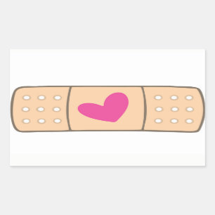 Autocollant Heart Bandaid