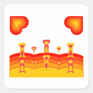 Autocollant Heart-Scape