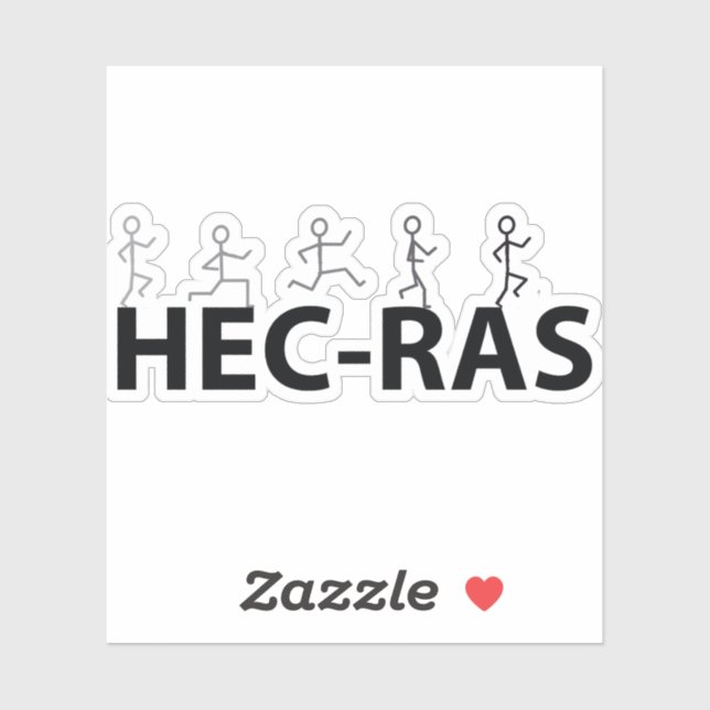 autocollant HEC-RAS (Feuille)