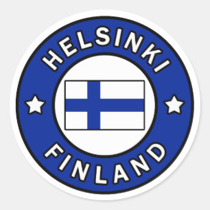 Autocollant Helsinki Finlande