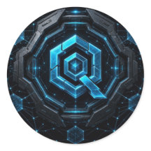 Autocollant hexadécimal de circuit Quant Overledge