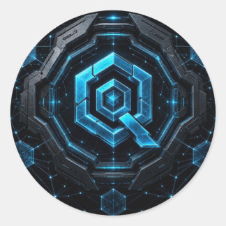Autocollant hexadécimal de circuit Quant Overledge