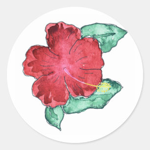 Autocollant Hibiscus