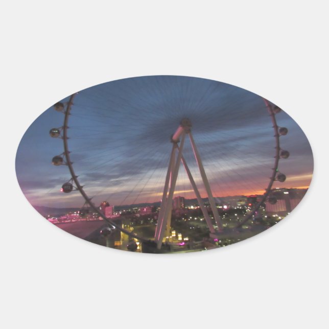 Autocollant High Roller Las Vegas (Devant)