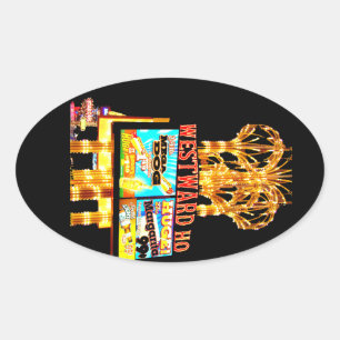 Autocollant Ho Las Vegas vers l'ouest