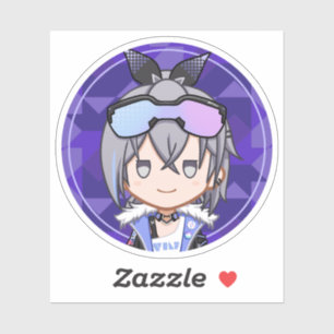 Autocollant Honkai Star Rail Chibi Silver Wolf