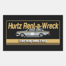 Autocollant Hurtz Rent-a-Wreck