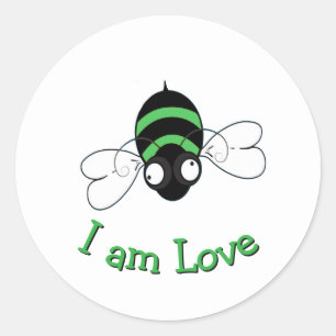 Autocollant I Am Love Bee