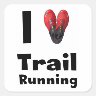 Autocollant « I love Trail Running "
