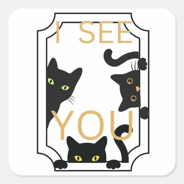 autocollant "I See You" (Devant)