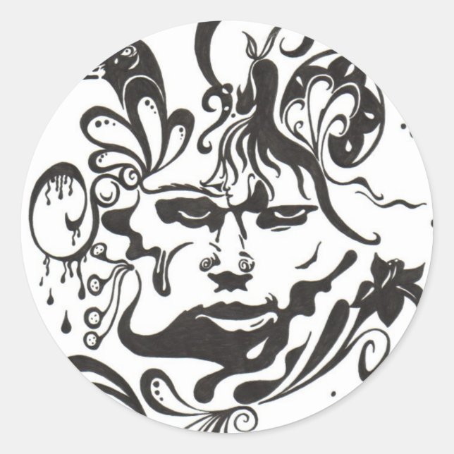 Autocollant "IMAGINE" (Devant)