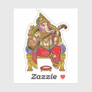 Autocollant Imperméable Brillant Seigneur Ganesha