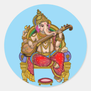 Autocollant Imperméable Brillants Seigneur Ganesha