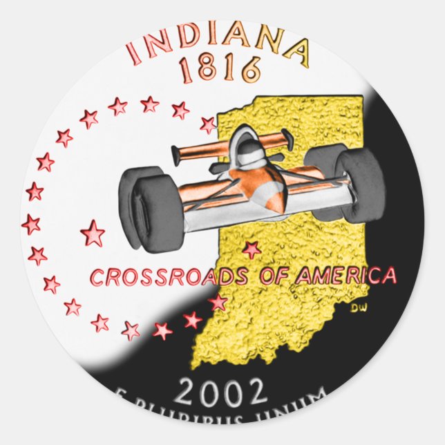 Autocollant Indiana (Devant)