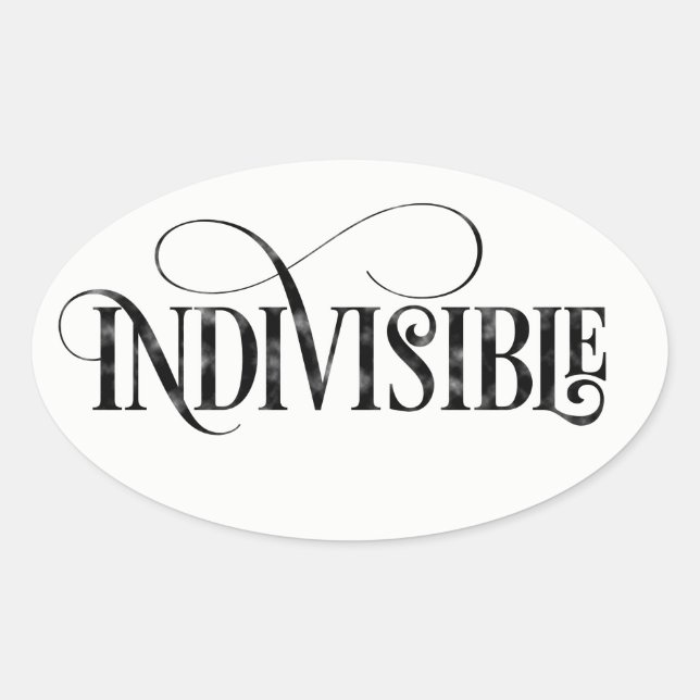 Autocollant indivisible (ovale) (Devant)