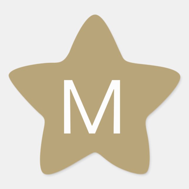 Autocollant initial Festive Star (Devant)