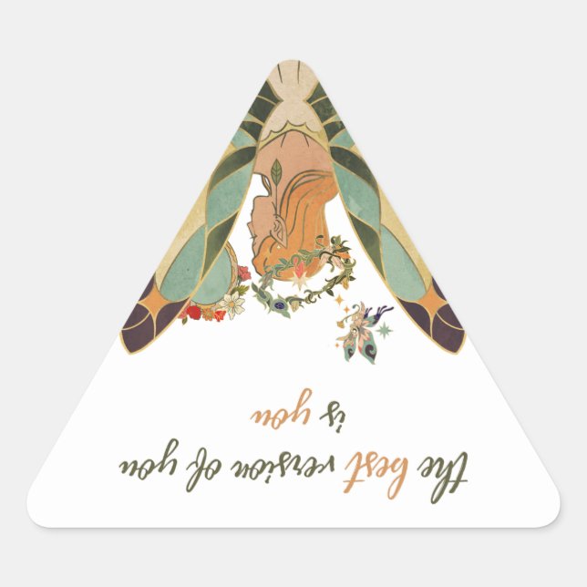 Autocollant – Inspirational Quote Sticker – The Be (Devant)